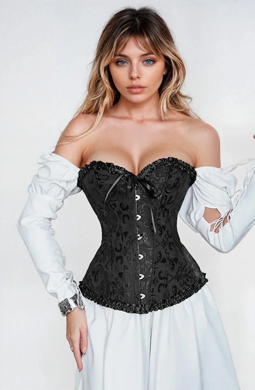 white christmas dresses Crossdressers Hourglass corset in Hot Pink – Ty Style Inc main image 1
