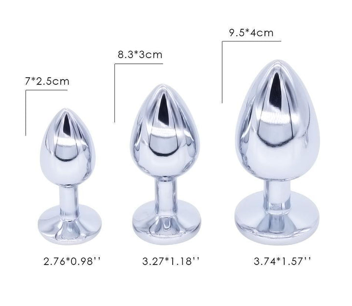 Stainless Steel Jewel Anal Plug | Butt Plugs Quirky Closet Stainless Steel Jewel Anal Plug | Butt Plugs Quirky Closet